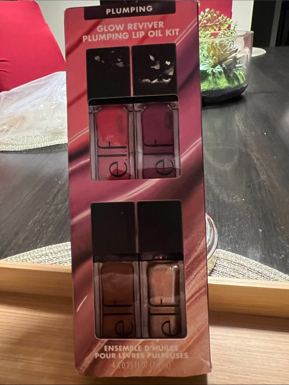 ELF Glow Reviver Plumping Lip Oil Kit — Pink & Brown Shades